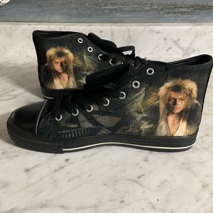 The Goblin King hi tops. David Bowie